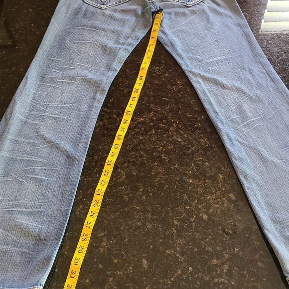 Rock Revival Men's Light Blue Embroidered Jeans - Picture 5 of 6